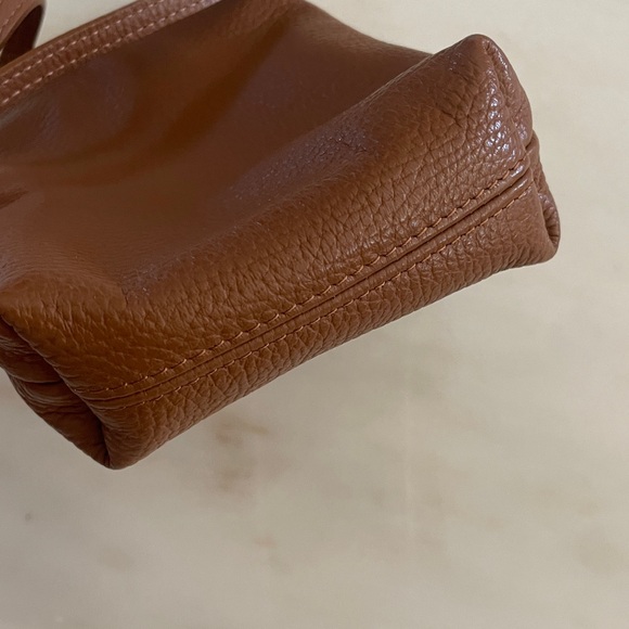 QUINCE Italian Pebbled Leather Phone Crossbody Purse Bag Handbag - Picture 8 of 8